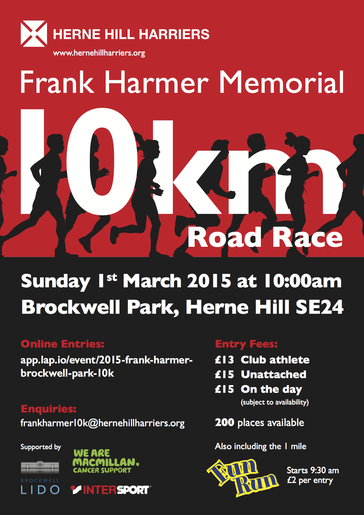 Frank Harmer Memorial Run 2015