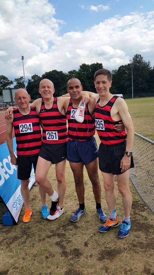 HHH British M50 relay record team