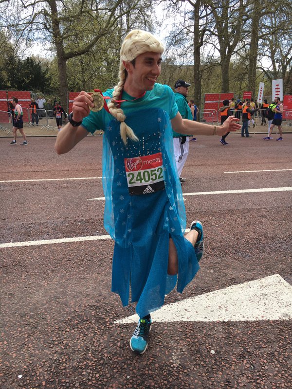 Sean as Elsa