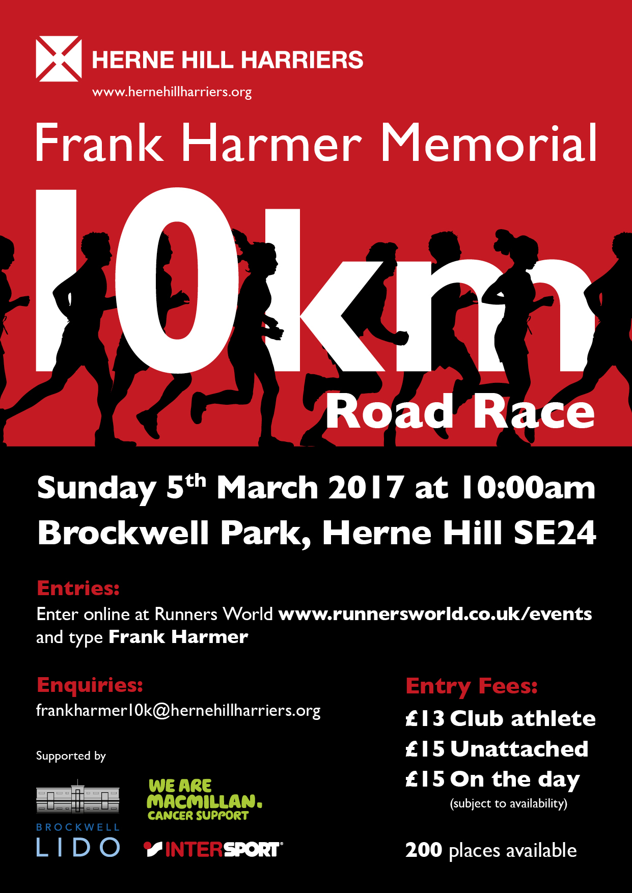 Frank Harmer Memorial 10k Road Race RESULTS