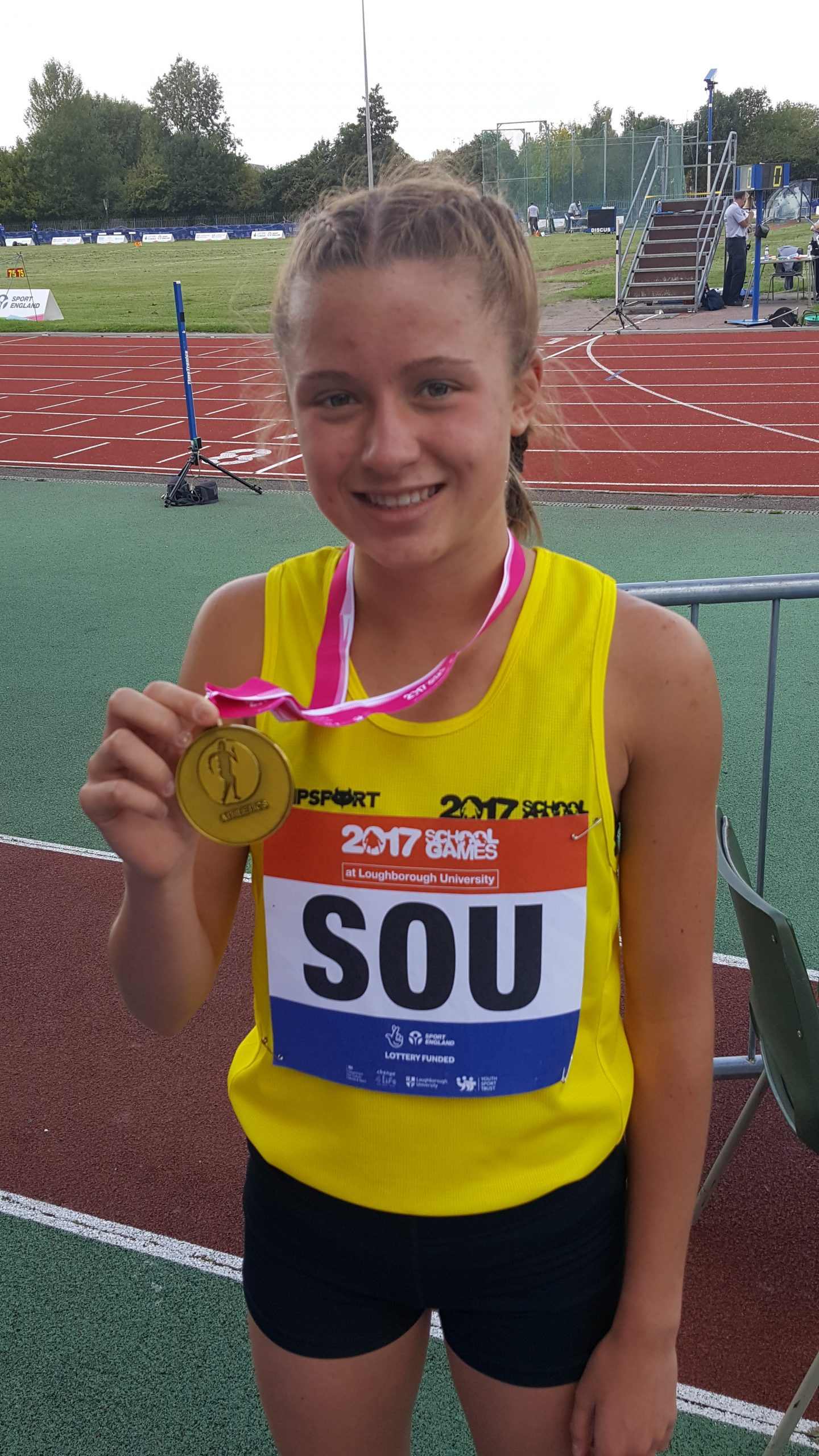 Charlotte and Ore are top of the class at the UK School Games
