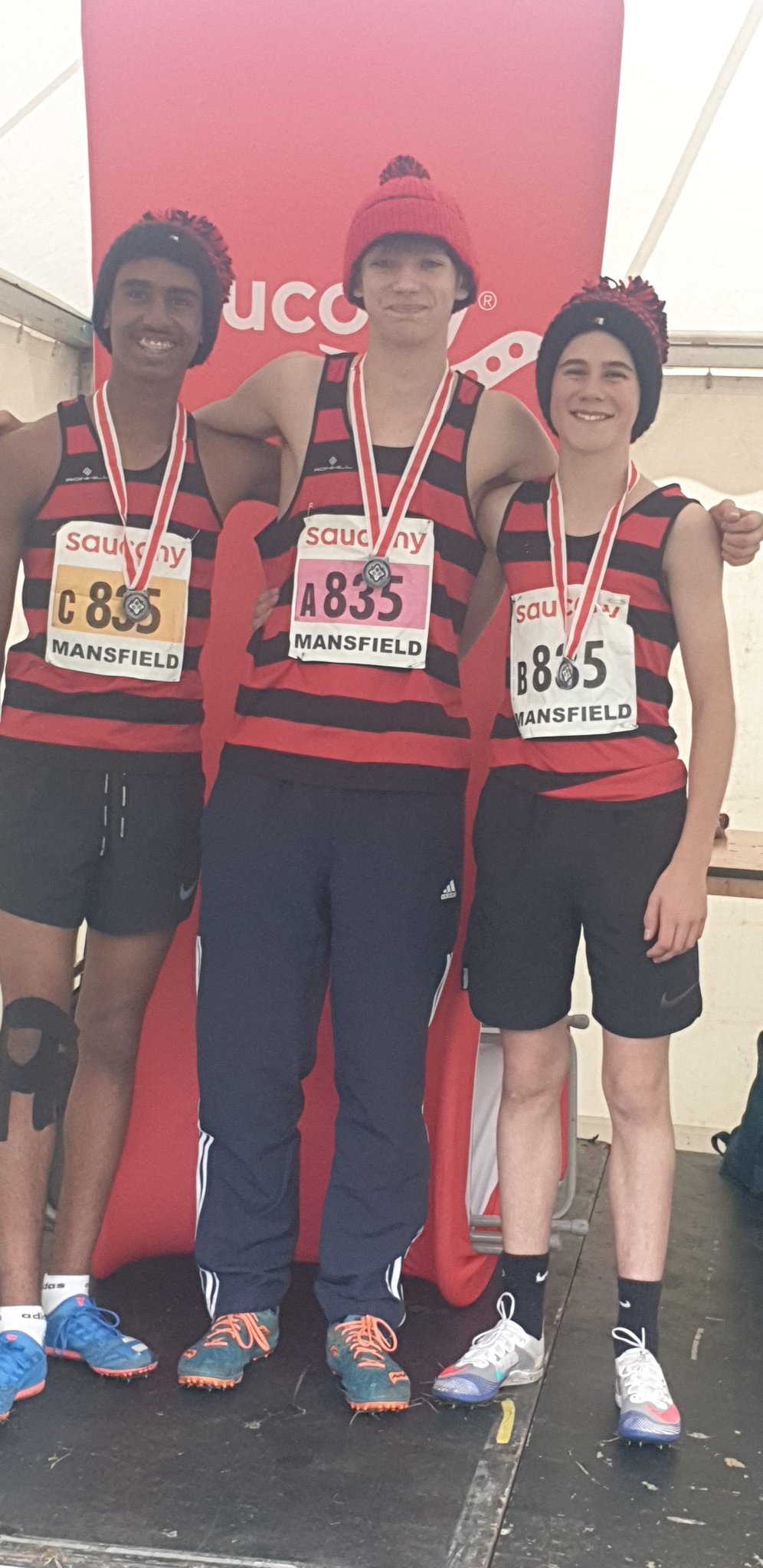 National Cross Country Relays Team Silver Medals for Herne Hill Boys