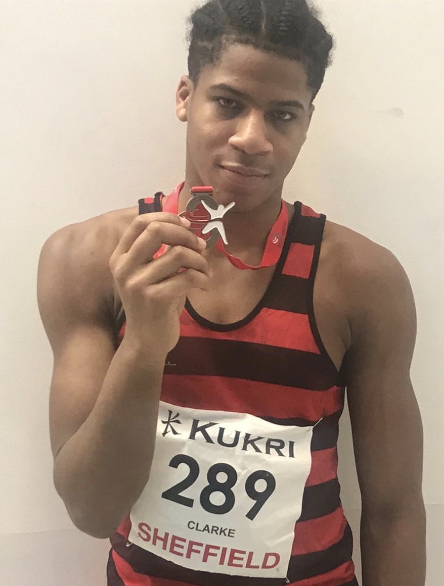 National Indoor Bronze medal for Dante Clarke in Sheffield
