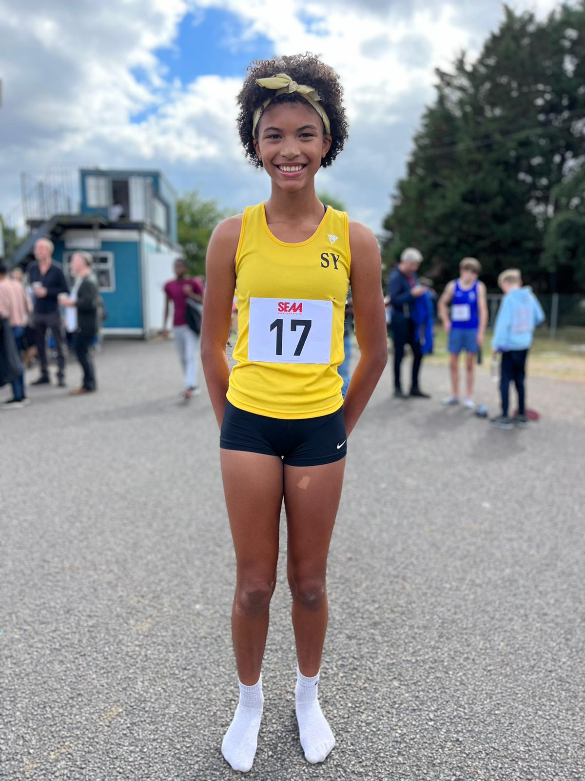 Katie, Lily-Rose and Fred round off track season in style