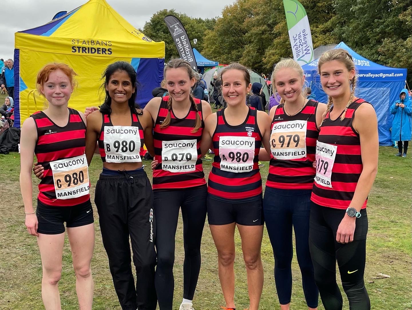 Top Ten Team Performances and Medals at National Cross Relays
