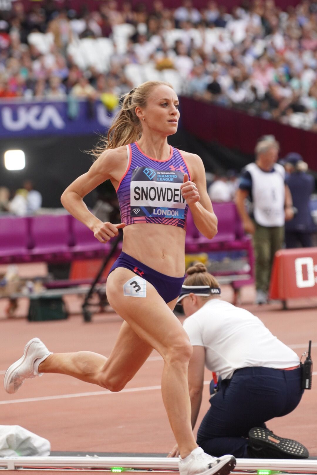 Snowden sets Surrey 800m record at London Diamond League